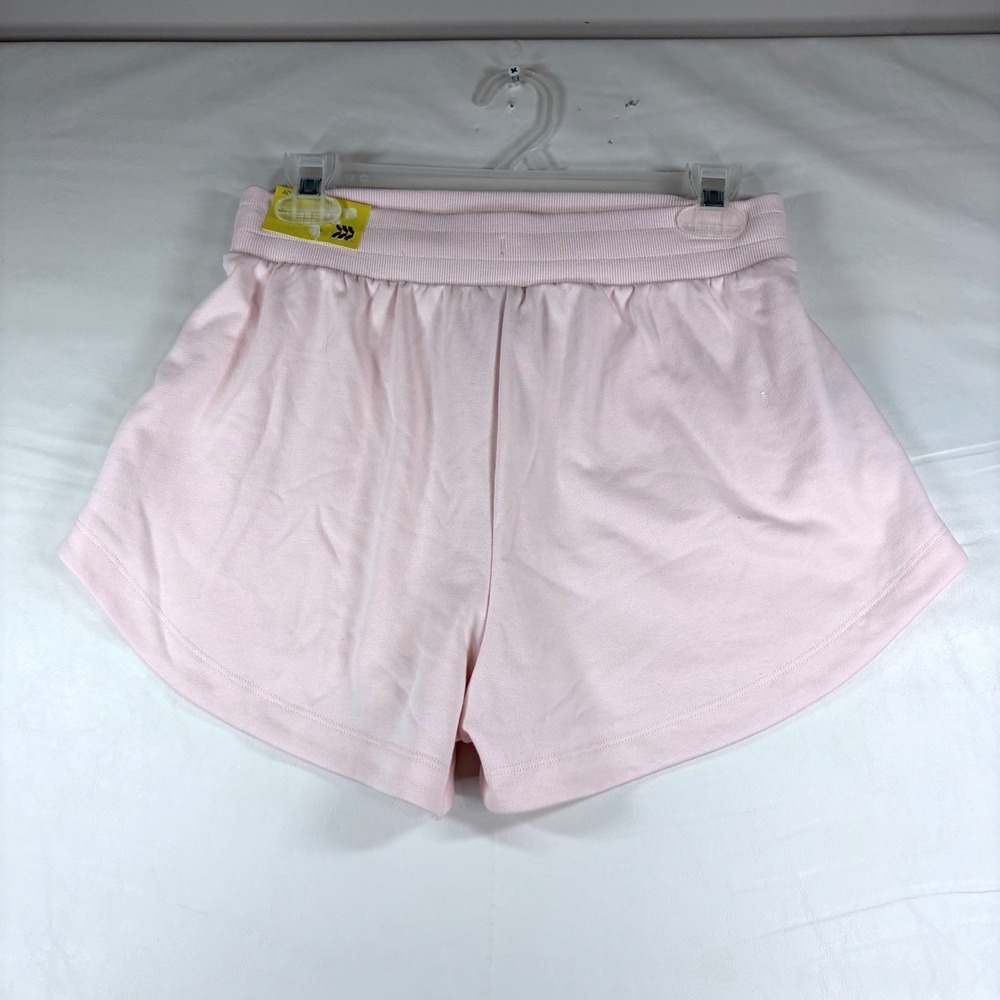 All in Motion Women Active Comfort Shorts Pink High Rise Fleece S 4-6 Athleisure - Picture 3 of 12